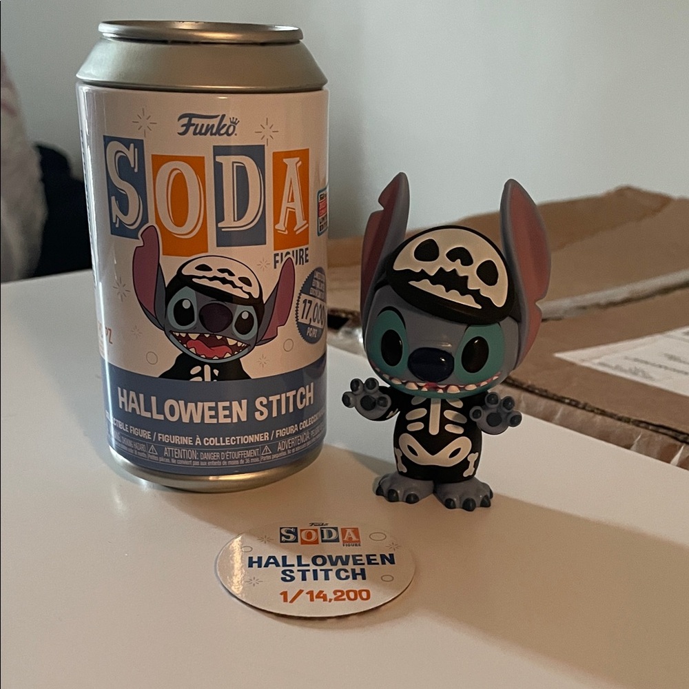 Funko Vinyl Soda: Disney - Halloween Stitch - 2023 New York Comic Con Funko NYCC